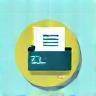 Icon representing downloading resources